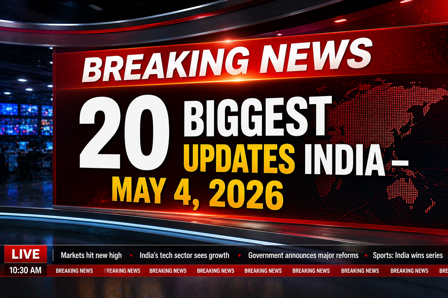  4 May 2026 News – 20 Biggest Updates You Must Know